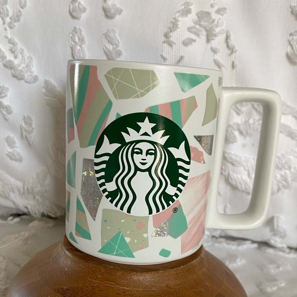 Starbucks Terazzo Pastel Mosaic Mug 12oz
